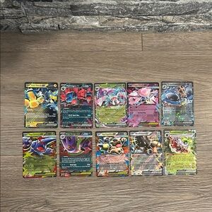 Pokemon EX Card lot of 10 cards from Random Sets all cards shown M/NM